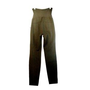 Maternity Pants Women's S Stretch Pockets Pull On Ponte Knit Black NWT